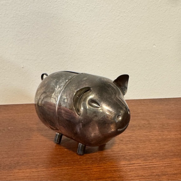 Vintage metal piggy bank by Raimond EUC - Picture 6 of 7